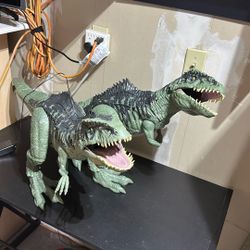 Two Dinosaurs The Missing One Hand