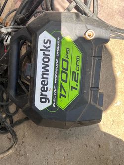 1700 psi pressure washer