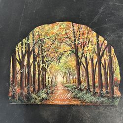 Hand Paint Stone Piece /w Psalms Scripture