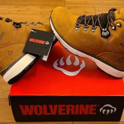 Wolverine Work Boots Size 8.5 For Men