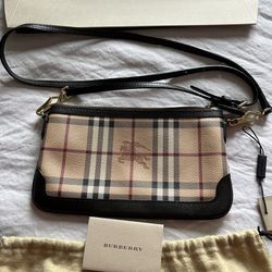 Authentic Burberry Crossbody Purse