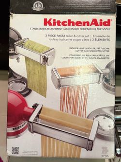 KitchenAid Pasta Cutter Attachments (Spaghetti & Fettuccine) - Like New