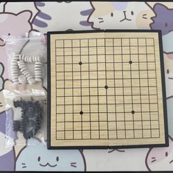 Magnetic foldable portable game board