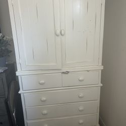Dresser White Armoire