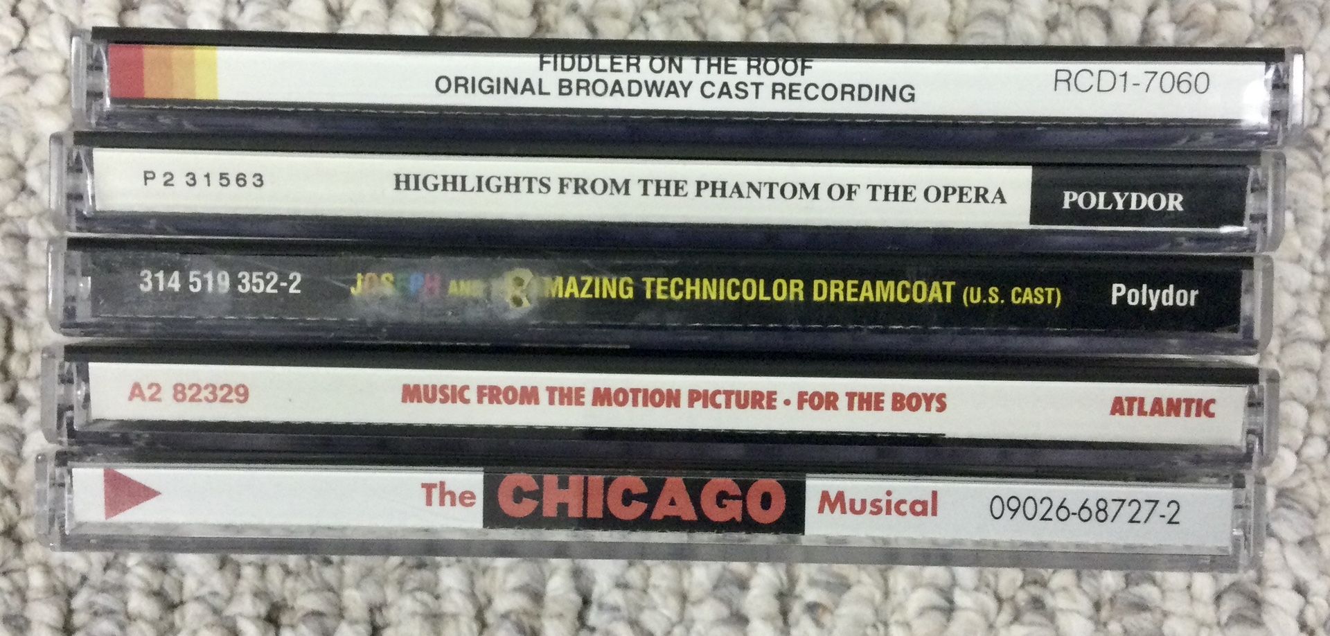 Stage and Screen/Soundtrack Bundle - Music CDs
