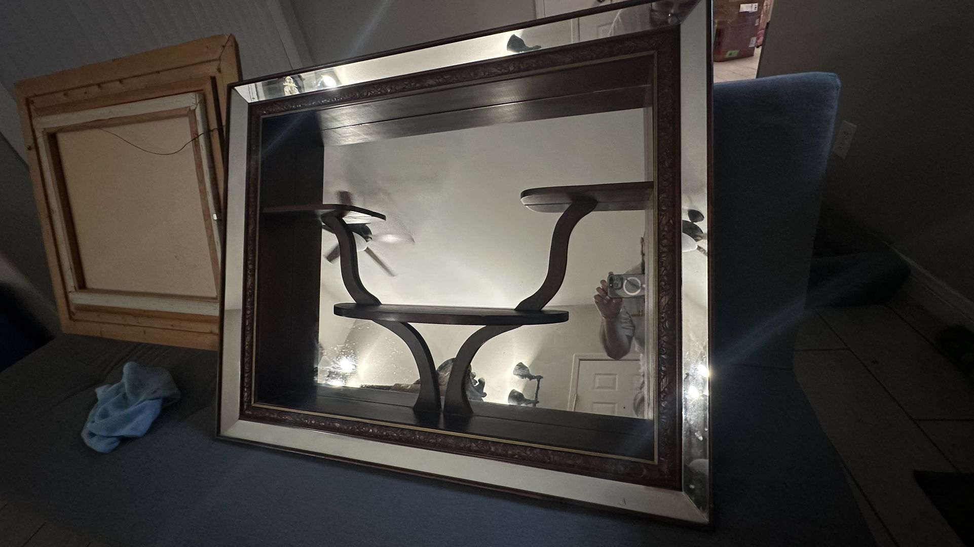 Mirrored Shelf