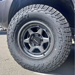 Method MR708 Beadgrip Wheels 285/70R17 Falken Wildpeak AT4W Tires Package Deal, WE FINANCE