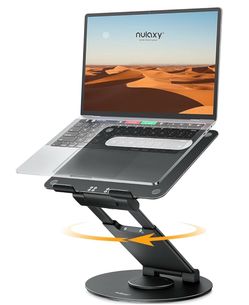 Laptop Stand Rotating Metal Telescopic Nulaxy