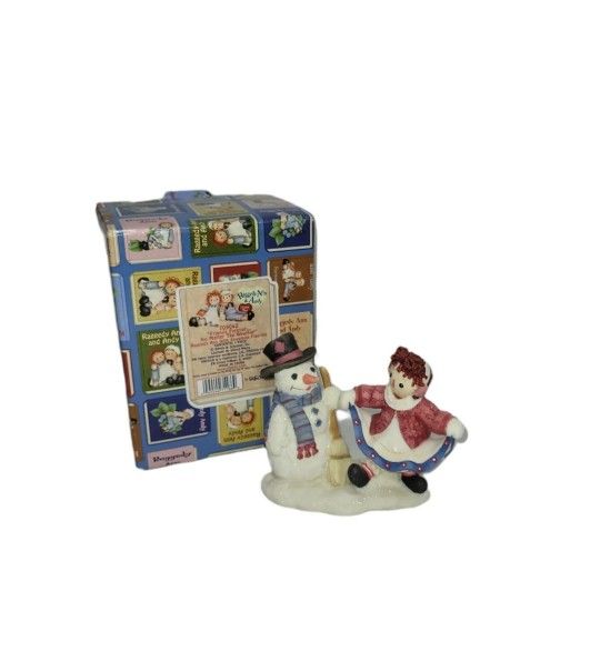 Enesco Raggedy Ann & Andy Figurine 709042 Friends Forever No Matter The Weather 