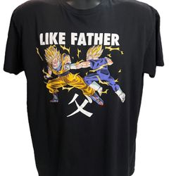 Dragon Ball Z “Like Father” Goku & Vegeta Super Saiyan T-Shirt - BoxLunch Size L