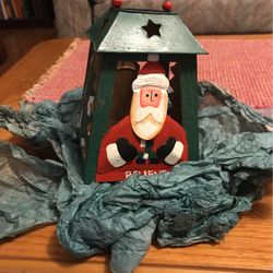 Santa Candle Holder 