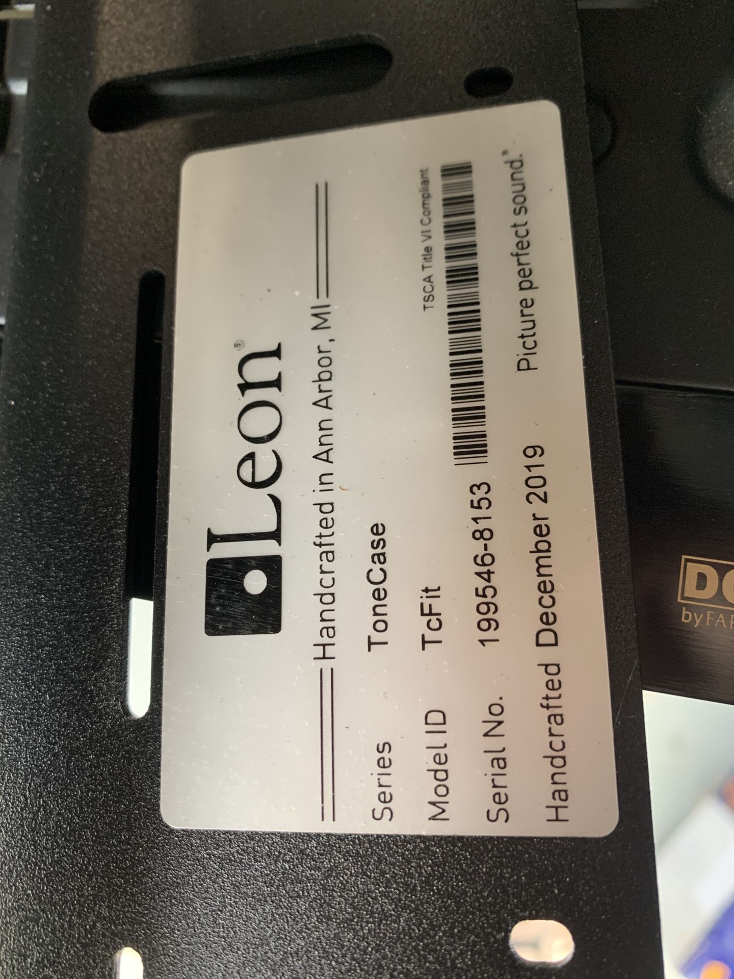 Leon Custom Made Sound Bar Holder