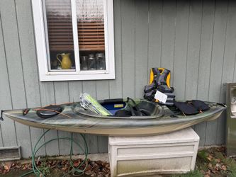 Ozark Trail Sit-Inside Kayak + Accessories – Ready to Hit the Water