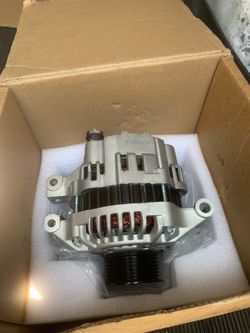 New alternator in box and water pump