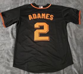 SF Giants Willy Adames Black Jersey 