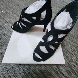 NEW - Style & Co Black Suede Heels