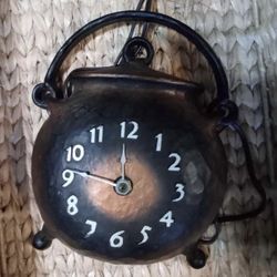 Electric Kettle Clock Wall Decor 