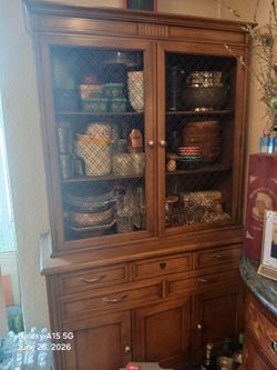 Solid wood cabinets