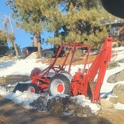 8n With 1960's Backhoe 12 Volt Conversion