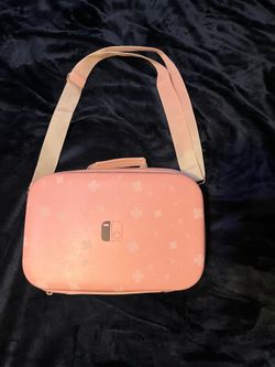 Pink switch carrying case