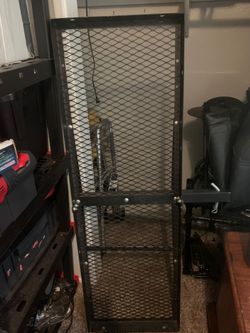 Hitch-Mounted Steel Cargo Basket Carrier