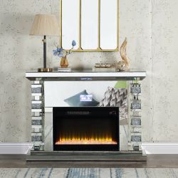 Mirrored fireplace scroll for measurements brand new in box only a few left firm price $799