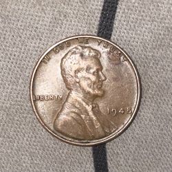 1948 No-mark Wheat Penny