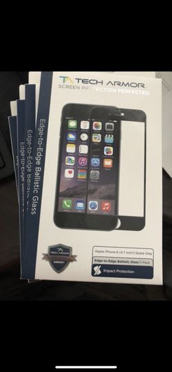 Tech Armor screen protector iPhone 6 (1 space gray / 3 white gold)