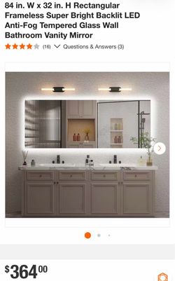 84x32 LED Mirror