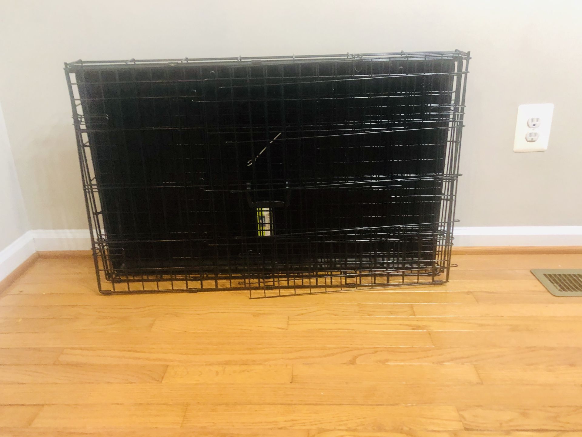 Top paw 36” dog crate with double doors