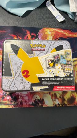 25th anniversary treasure chest Pokémon cards