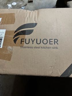 New stainless steel kitchen sink