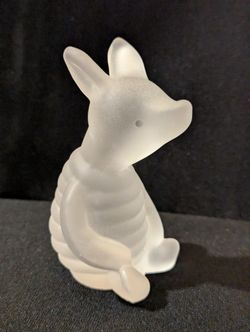 Piglet Frosted Glass Figurine 