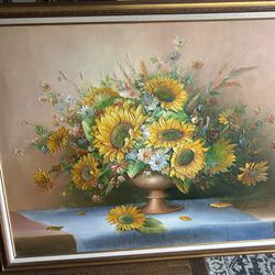 Beautiful Sunflower Painting 