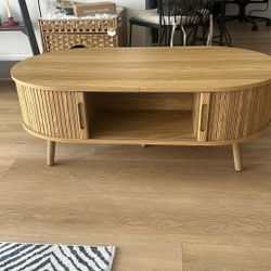 Coffee Table - Rotating Walls For Storage