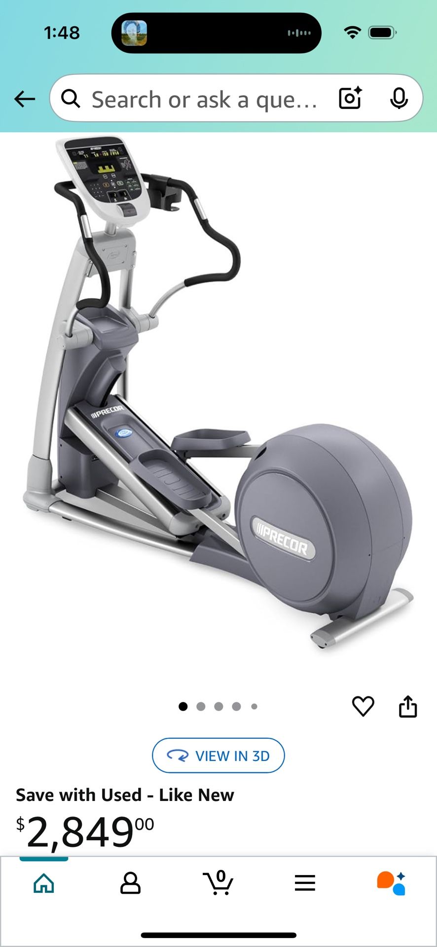 Precore EFX 833 Commercial Elliptical Trainer