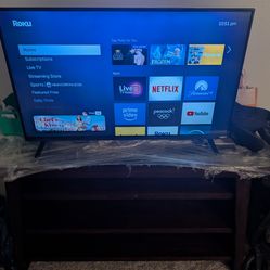 Sofa and tv and tv unit