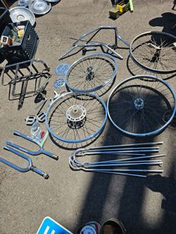 Vintage BMX clunker bike parts