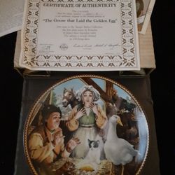 Collectible Disney Plates With Authenticity Certificates 