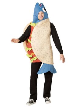 Adult Fish Taco Funny Halloween Costume