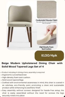Dining chairs
