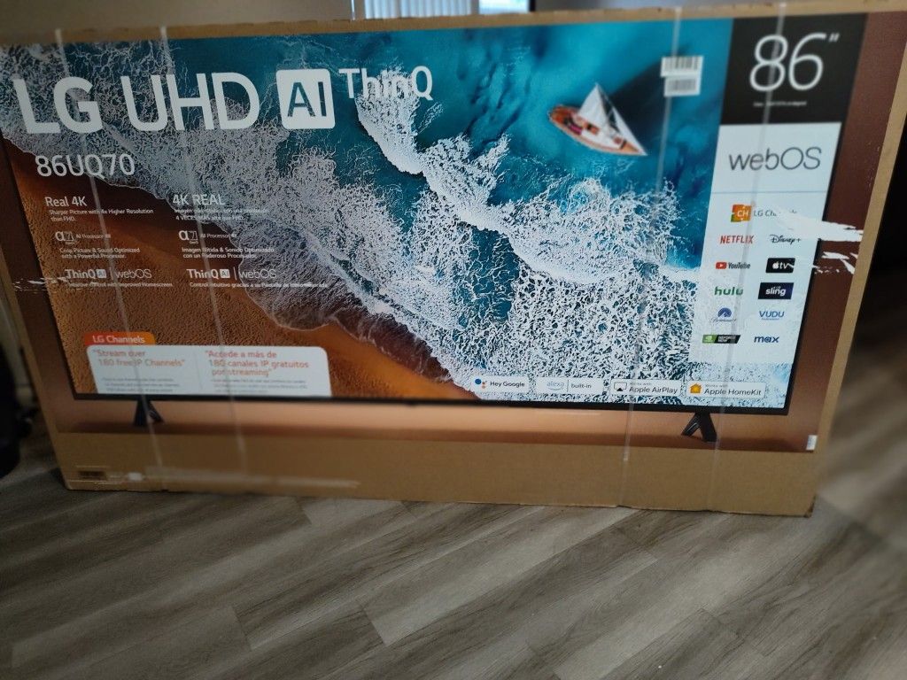 LG 86" 4K UHD Smart TV 120Hz webOS
