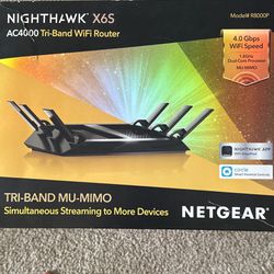 Nighthawk X6S Tri-band WiFi Router 