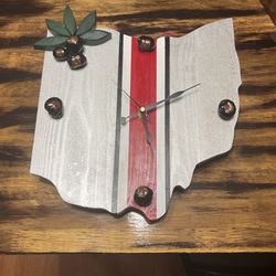 Hand made OSU clock