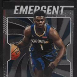 2019 Panini Prizm Emergent Zion Williamson ROOKIE RC #7 SGC 8.5 NM-MT+