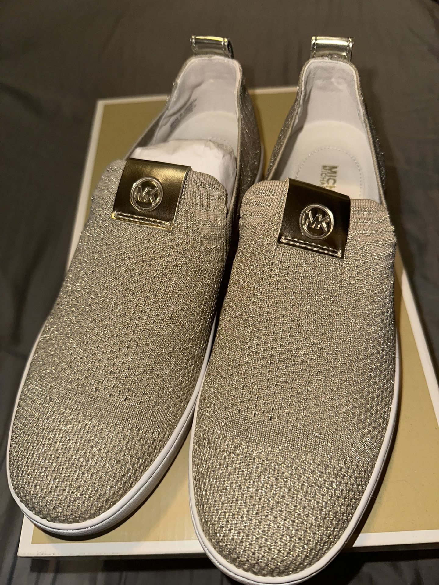 Michael Kors Gold Sneakers