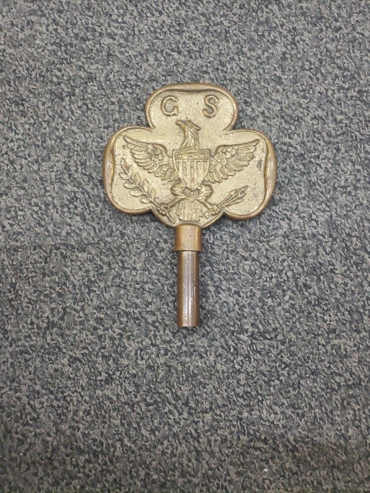 Brass Girl Scout Flag Topper