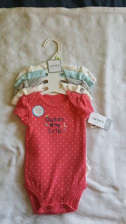 Baby girl onesies 3 months 5 pack