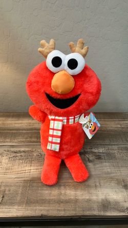 NWT Sesame Street Baby's First Holiday Elmo Plush - 17"