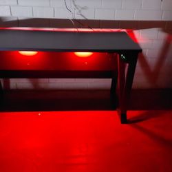 New Adjustable Height Gaming Desk,  Computer Desk Remote Control Led Light See Pictures For Dimensions 